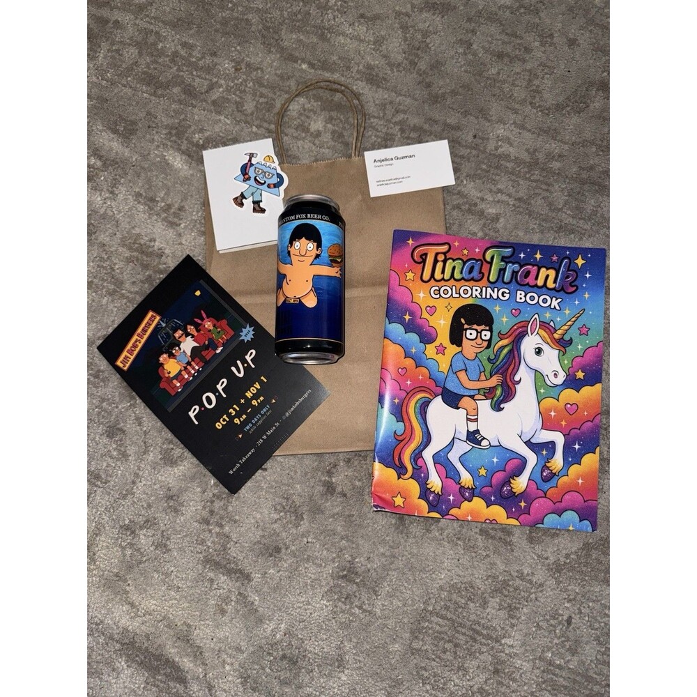 Bobs Burger Pop Up Merch